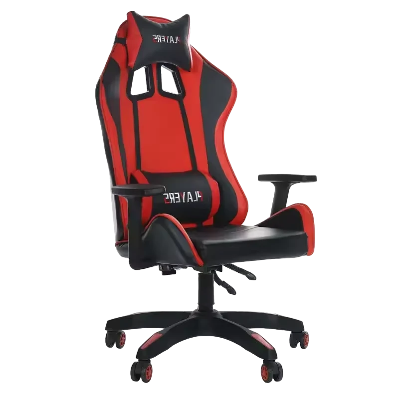 Scaun gaming havit gc919, pvc piele, negru | roșu 5