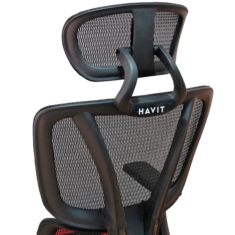 Scaun gaming havit gc919, pvc piele, negru | roșu 13