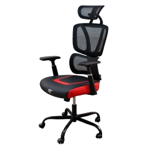 Scaun gaming havit gc919, pvc piele, negru | roșu Thumbnail 8