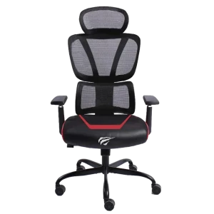 Scaun gaming havit gc919, pvc piele, negru | roșu