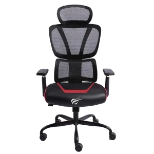 Игровое кресло Havit GC919, ПВХ Кожа, Черный | Красный