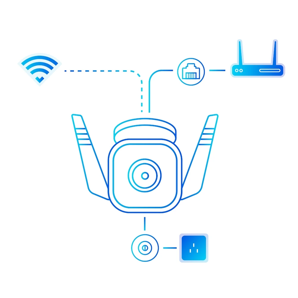 Camera de supraveghere smart tp-link tapo c310, alb 4