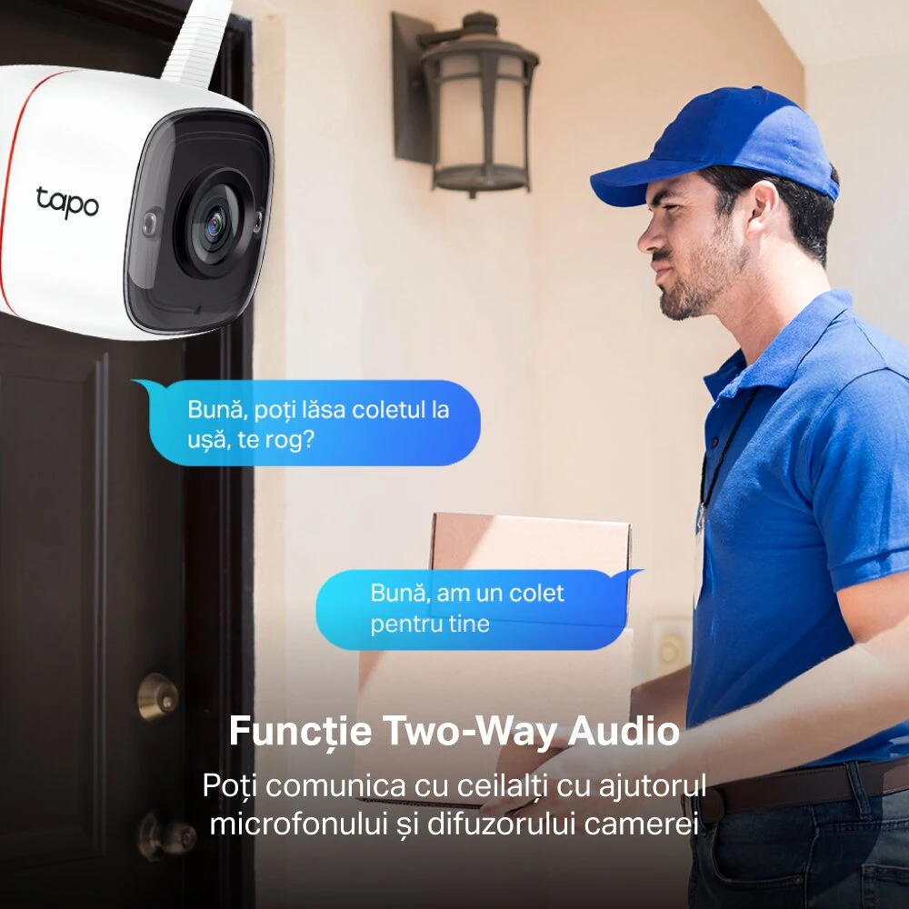 Camera de supraveghere smart tp-link tapo c310, alb 9