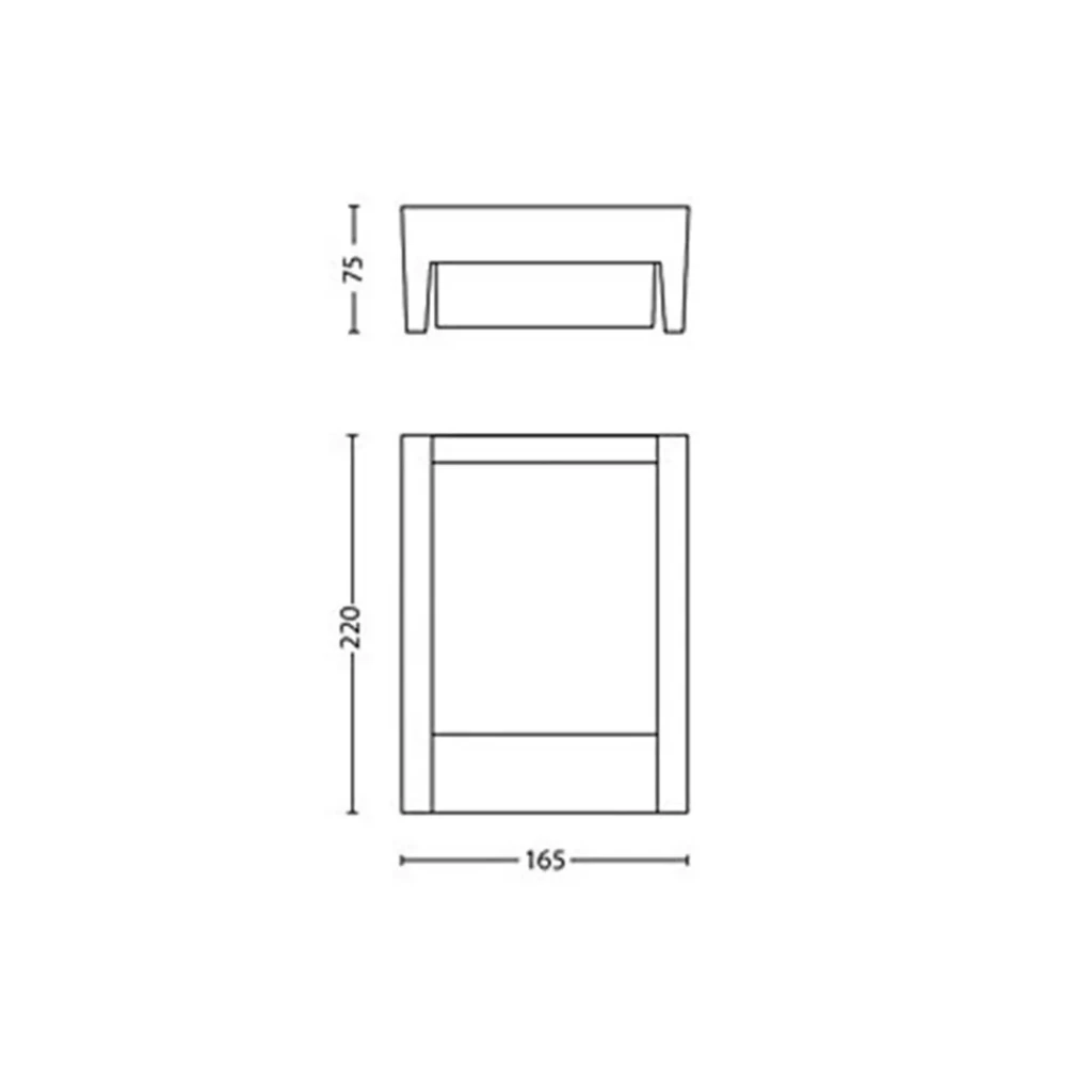 Aplică led arbour 6 w led 600 lm 220 - 240 v ip44 philips 3