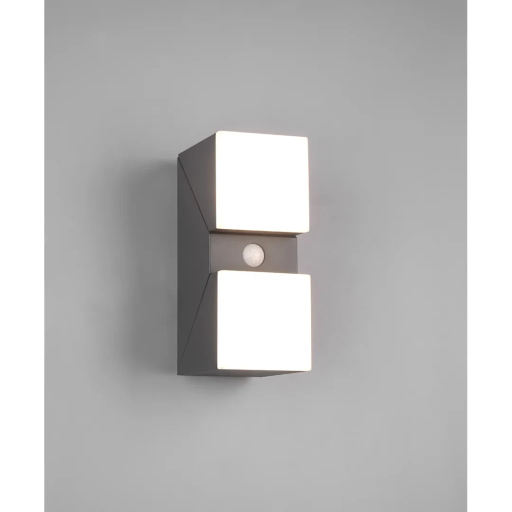 Aplică led cu senzor avon 7 w smd 800 lm 220 - 240 v ip54 trio 2