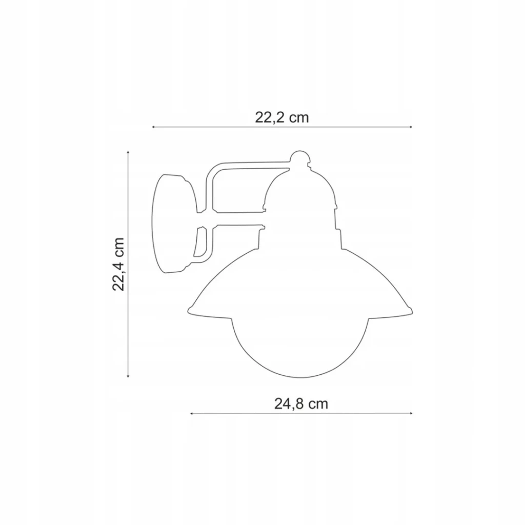 Aplică hoverfly 60 w e27 220 - 240 v ip44 philips 2