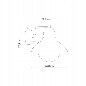 Aplică hoverfly 60 w e27 220 - 240 v ip44 philips Thumbnail 2