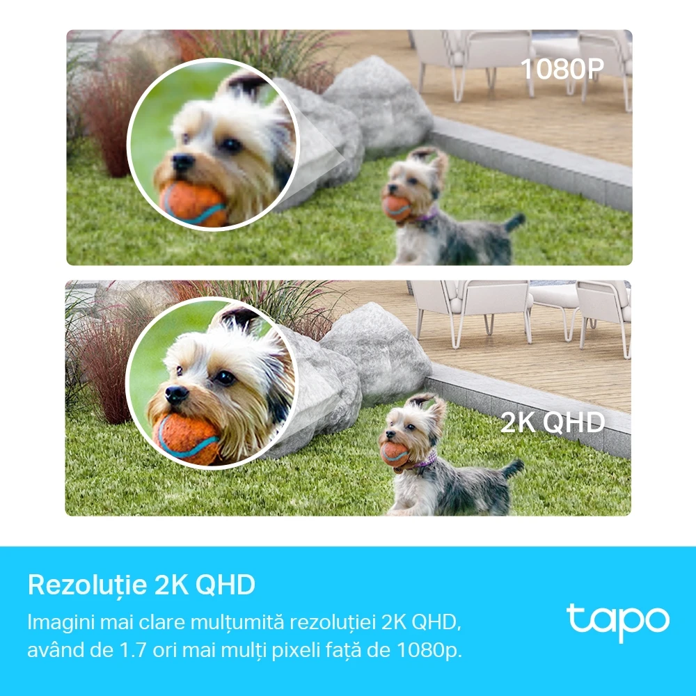 Tp-link tapo c420s1, 4mpix, outdoor battery powered security camera kit 8