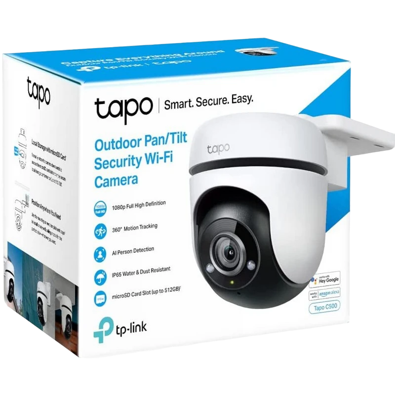 Умная камера видеонаблюдения tp-link tapo c500, белый 7