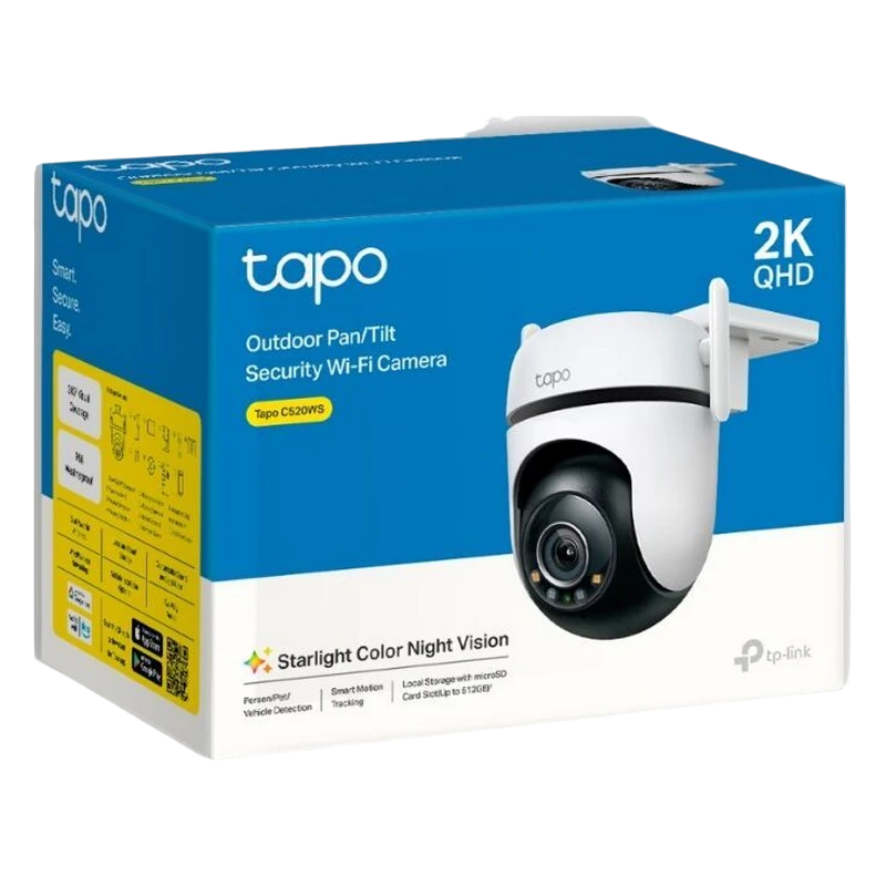 Camera de supraveghere smart tp-link tapo c520ws, alb 2