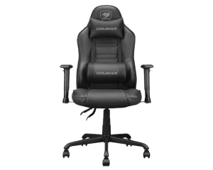 Игровое кресло Cougar Fusion S, ПВХ Кожа, Чёрный