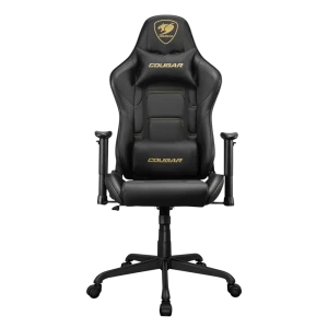 Игровое кресло Cougar ARMOR ELITE, ПВХ Кожа, Черный | Золотистый