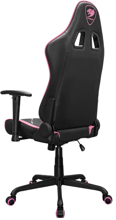 Scaun gaming cougar armor elite, pvc piele, negru | roz 5
