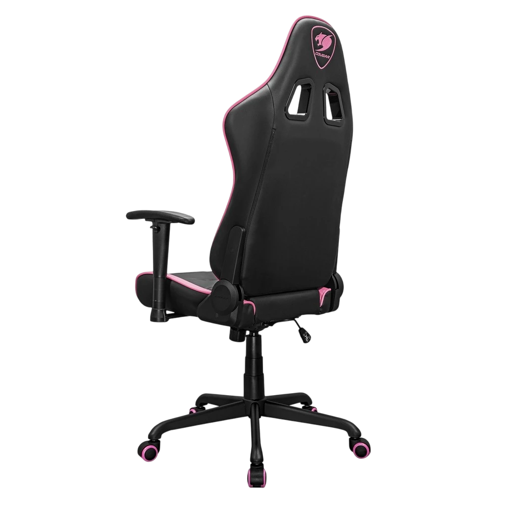 Scaun gaming cougar armor elite, pvc piele, negru | roz 10