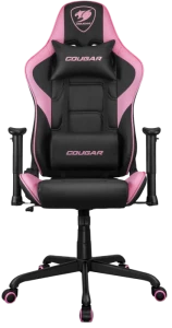Scaun gaming cougar armor elite, pvc piele, negru | roz Thumbnail 3