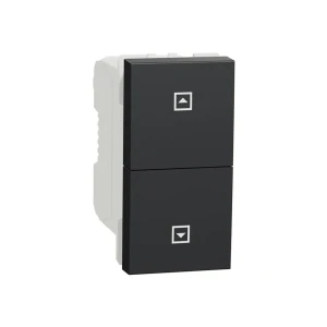 Întrerupător jaluzele unica studio 10 a 250 v antracit schneider-electric