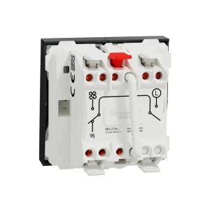 Переключатель управления вентилятором unica studio 10 a 230 в антрацит schneider-electric Thumbnail 2