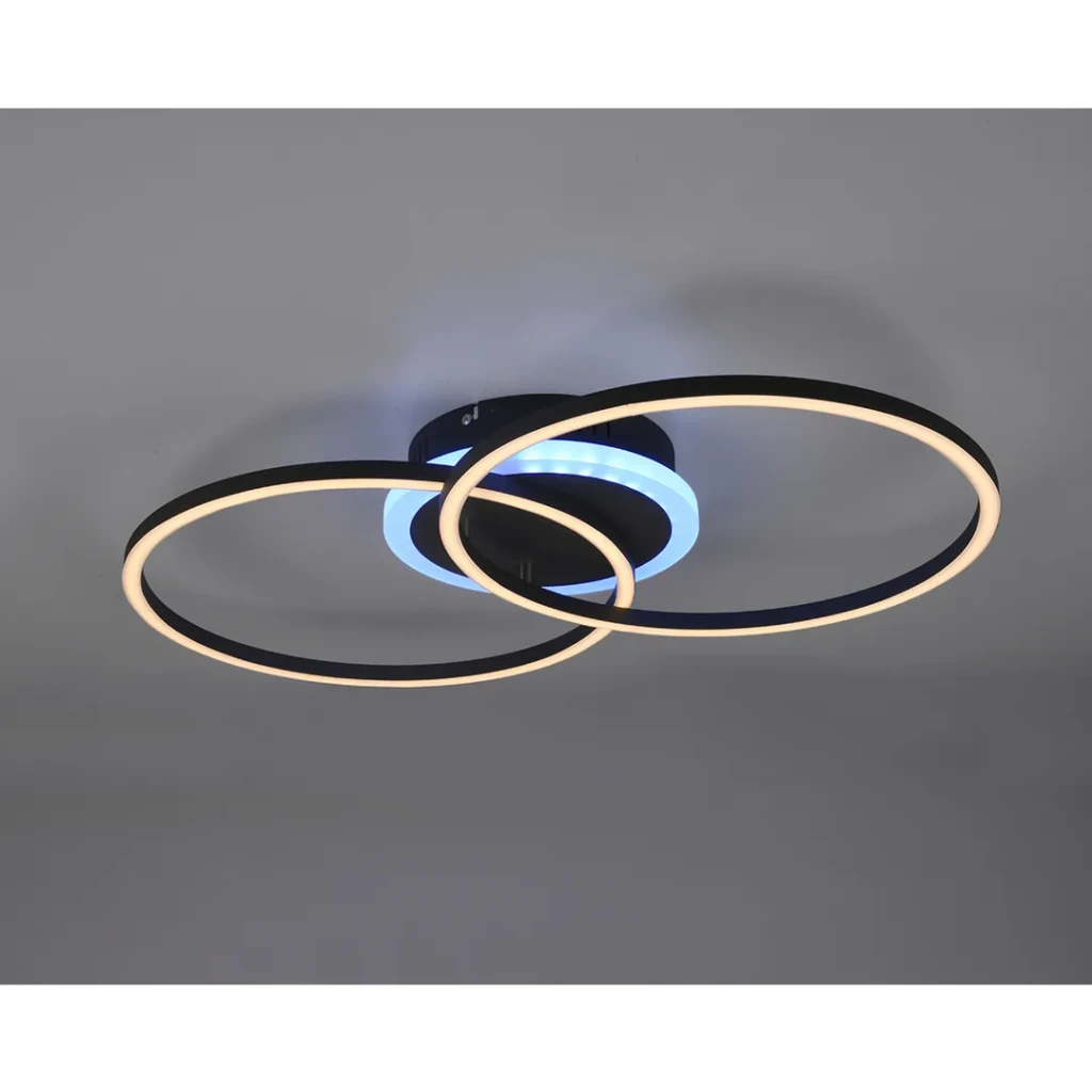 Потолочный светодиодный rgb-светильник с пультом arribo 30 вт smd 3000 k 220 - 240 в ip20 trio 3
