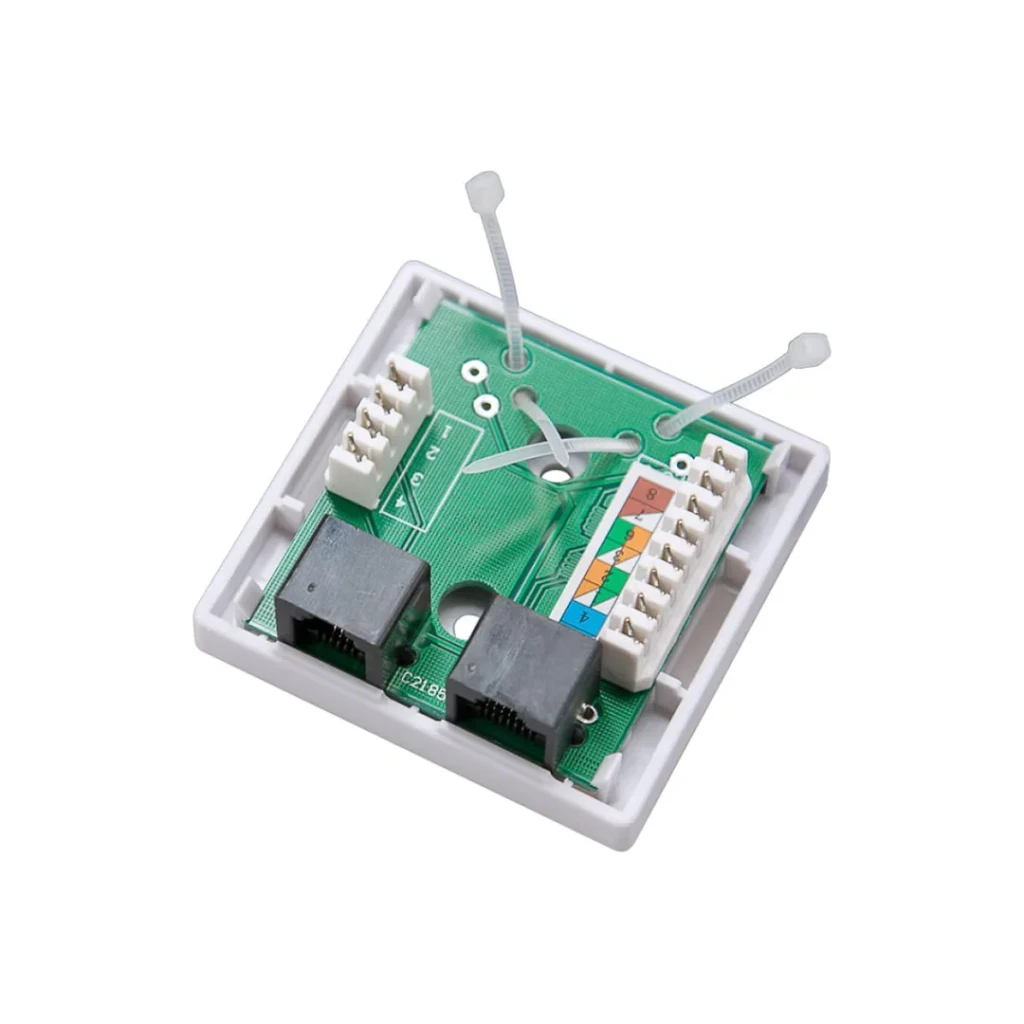 Двойная розетка rj45+rj11 03-0120 rexant 4