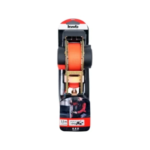 Curea pentru fixare cu auto-strângere 4 m x 38 mm 500 kg kwb Thumbnail 3