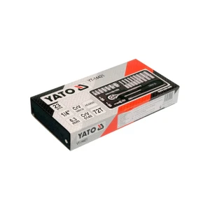 Set de chei tubulare cu clichet 1/4" as-drive 23 buc. yato