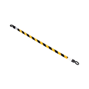 Bară pentru conuri 150 cm negru/galben mfk