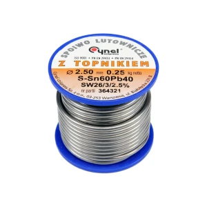 Pripoi toya sn60pb40 2.5 mm 250 g