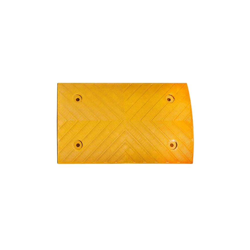 Limitator de viteză 30 x 50 x 4.5 cm negru/galben mfk 2