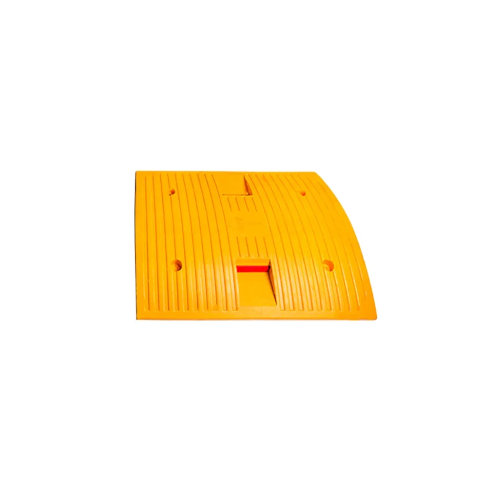 Limitator de viteză 40 x 50 x 5 cm galben/negru mfk 2