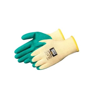 Mănuși acoperite cu latex constructo 9 verde/alb safety jogger