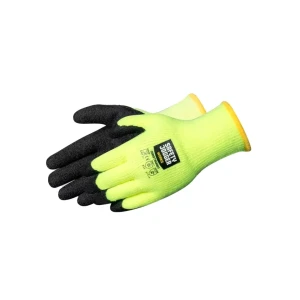Mănuși de lucru de iarnă construhot 9 negru/verde safety jogger