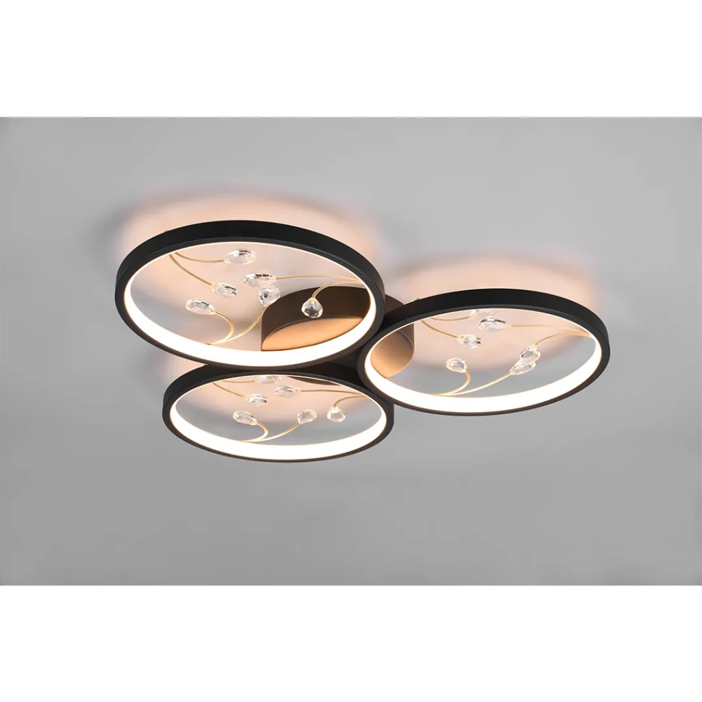 Потолочный светильник led groovy 30 вт smd 3000 k 220 - 240 в ip20 trio 2