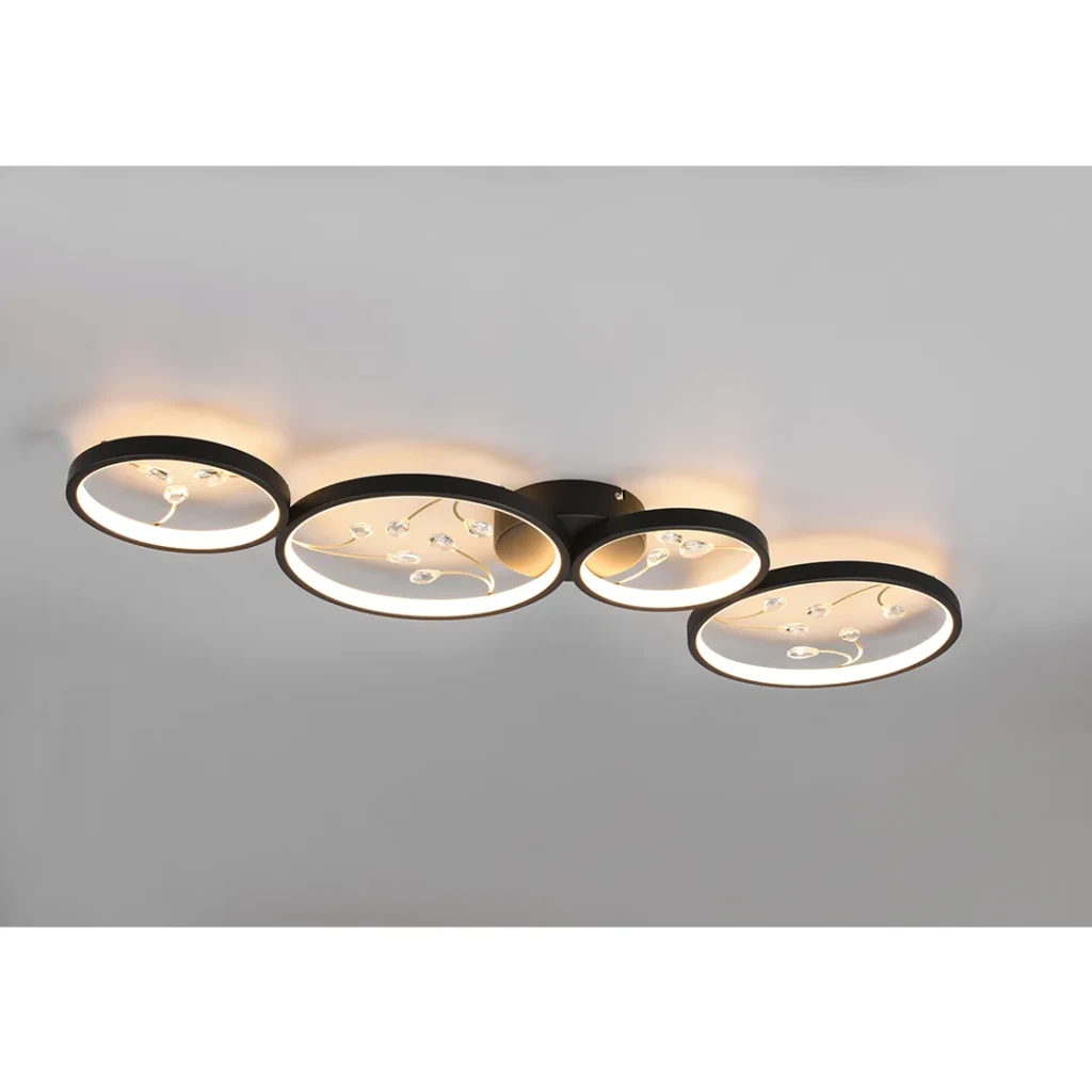 Plafonieră led groovy 37 w smd 3000 k 220 - 240 v ip20 trio 2
