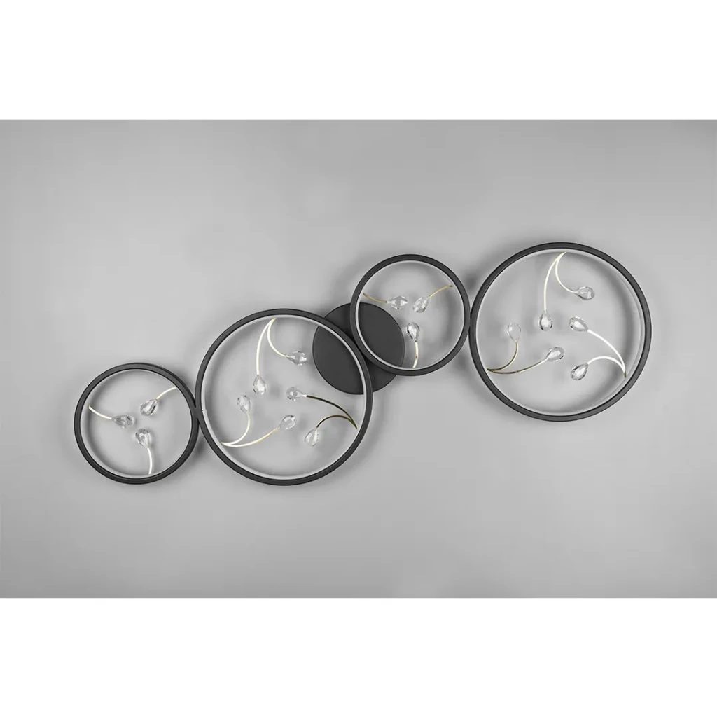 Plafonieră led groovy 37 w smd 3000 k 220 - 240 v ip20 trio 3