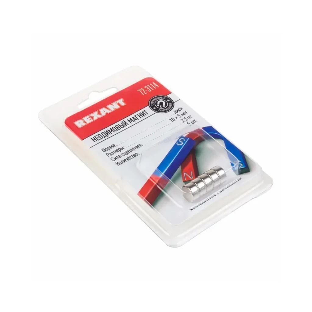 Magnet neodim disc rexant 72-3114 10 x 5 mm 2