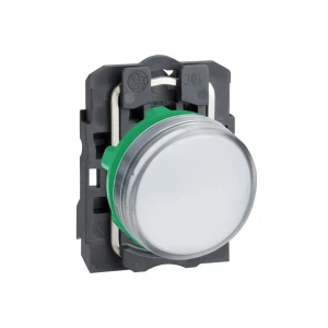 Светодиодная сигнальная лампа schneider-electric xb5avb1 1p 24 в 14 мa ip65 белый Thumbnail 1