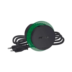 Priză pentru mobilă unica 3.1 a 220 v negru schneider-electric