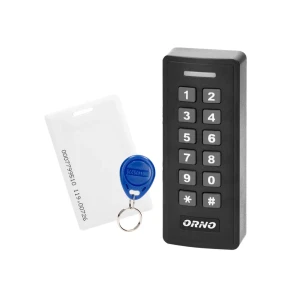 Система контроля доступа с кодом и rfid orno orzs820 12 в ip20