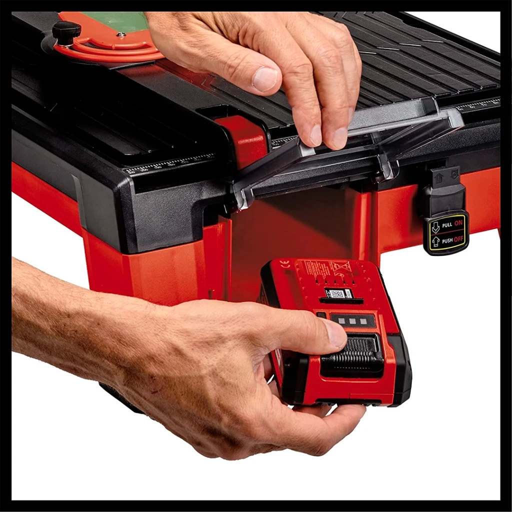 Mașină de tăiat placă cu acumulator ( fără acumulator) einhell te-tc 18/115 li pxc solo 800 w 18 v 3