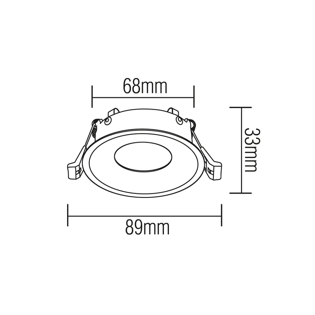 Corp de iluminat kaktus-r 50 w fără dulie (mr16) 220 - 240 v ip65 horoz 2