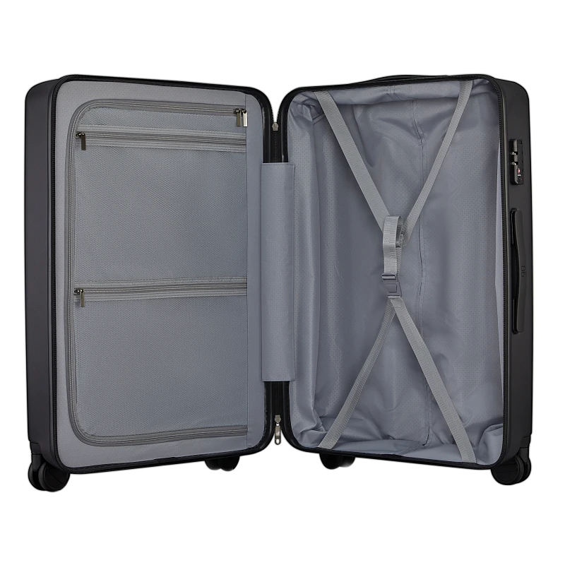 Чемодан ninetygo danube luggage 24", 62л, чёрный 3