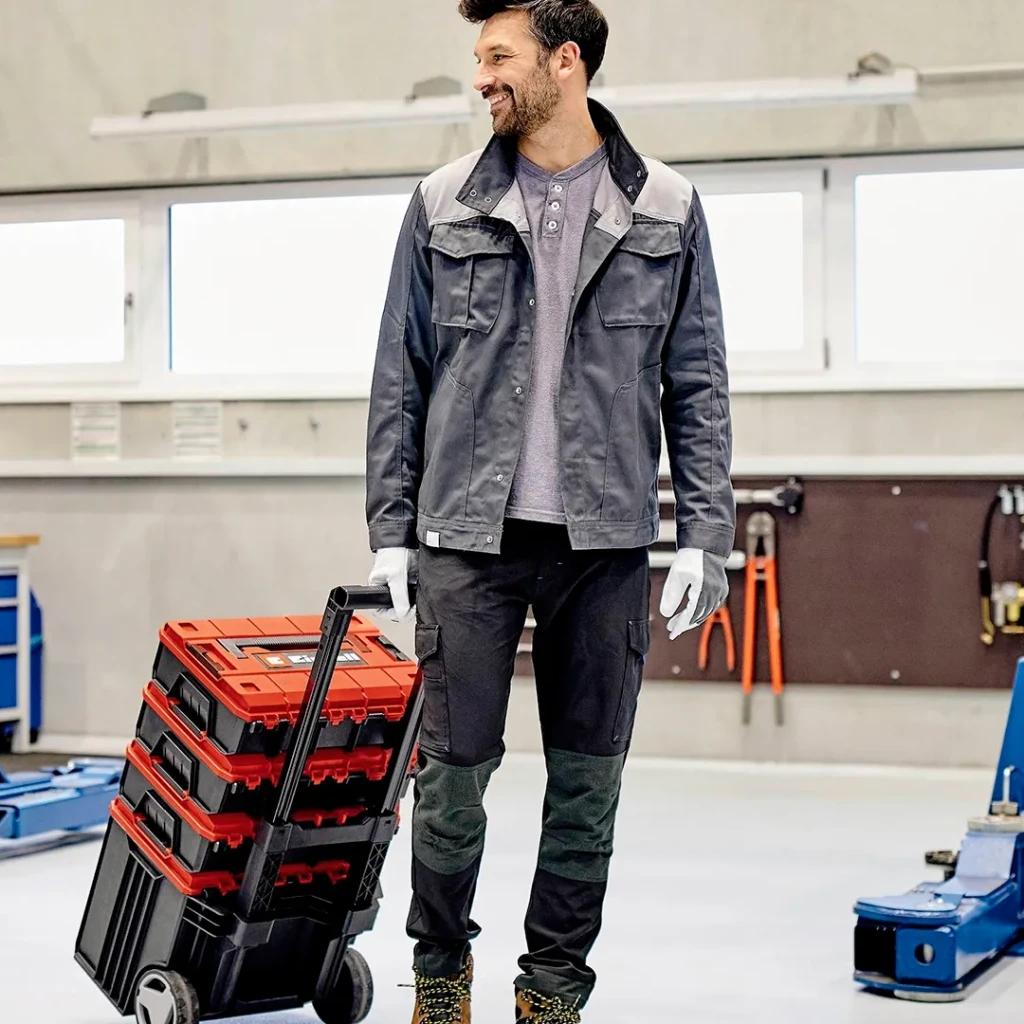 Troler pentru scule 120 kg e-case tower plastic einhell 4