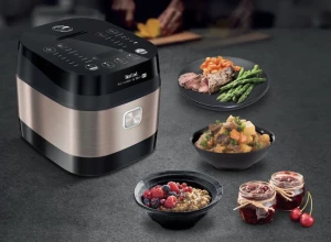 Aparat de gătit multifuncțional Tefal RK905A34, Negru / Bronz