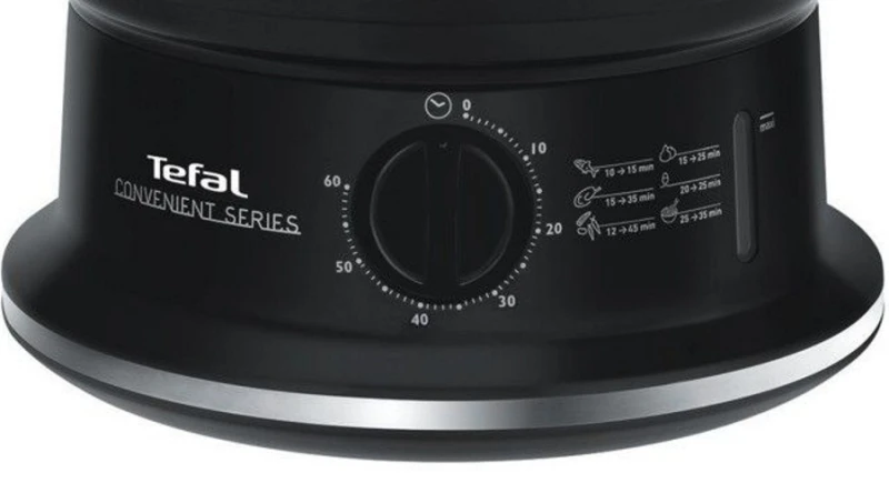 Aparat de gătit cu aburi tefal convenient, negru 5