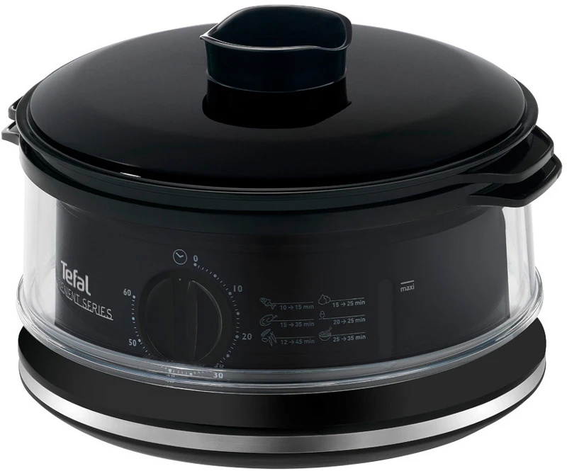 Aparat de gătit cu aburi tefal convenient, negru 3