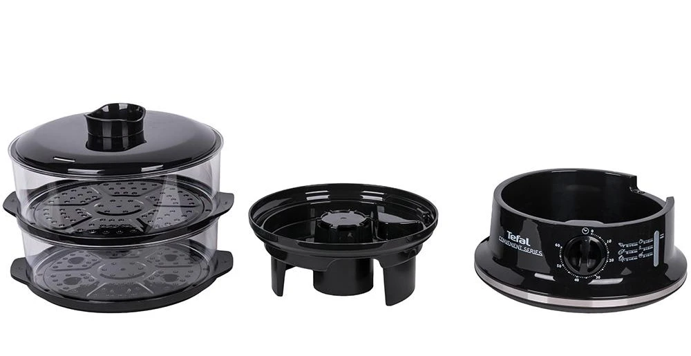 Aparat de gătit cu aburi tefal convenient, negru 6