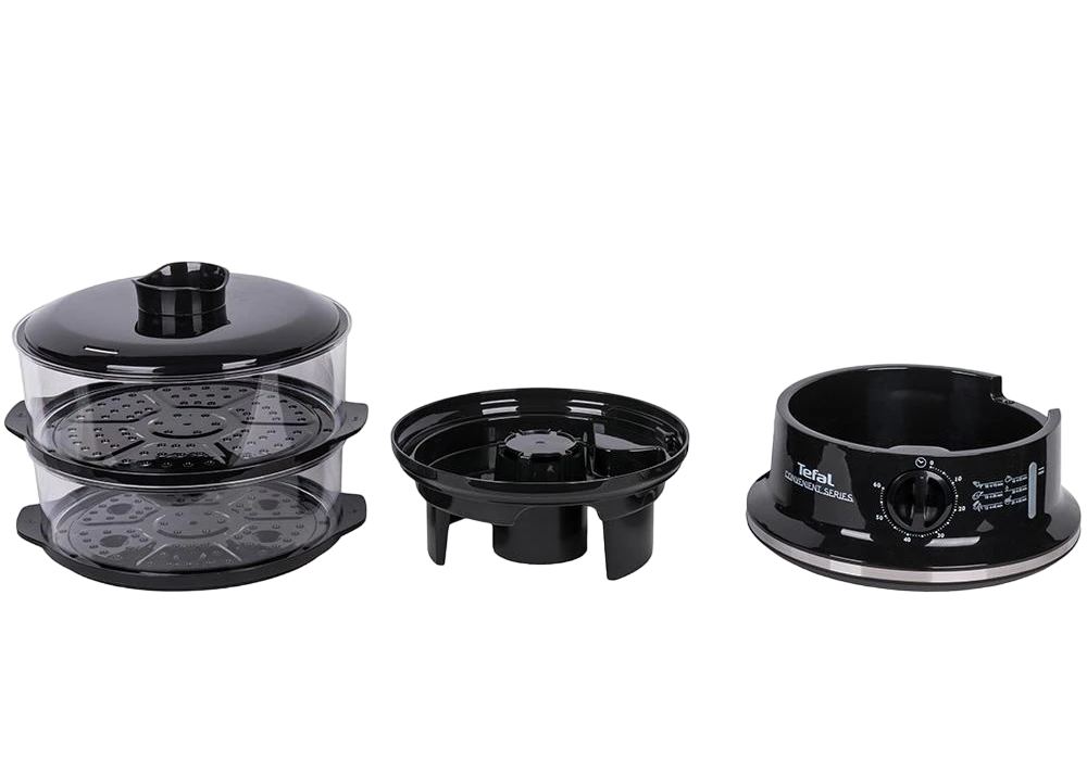 Aparat de gătit cu aburi tefal convenient, negru 4
