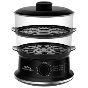 Aparat de gătit cu aburi Tefal Convenient, Negru