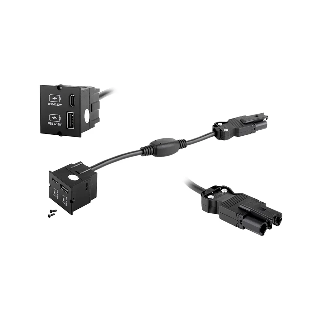 Розетка usb 5 в чёрный bachmann 2