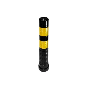 Delineator fără bază 45 x 10 x 8 cm negru/galben mfk